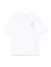 Casablanca White Cotton T-shirt With Print