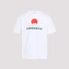 Casablanca White Crewneck T-shirt With Logo On The Front