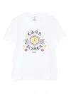 Casablanca White Cotton T-shirt With Print In White