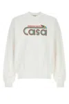 Casablanca Cotton Crew Neck Sweatshirt With Graphic Print