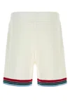 Casablanca Casa Way World Series Bermuda Shorts In White