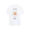 Casablanca Print T-shirt In White