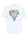 Casablanca Men White Innocence Triangle T-shirt In White