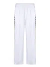 CASABLANCA WHITE LAUREL TRACK PANTS