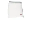 Casablanca Mini Skirt With Monogram In White