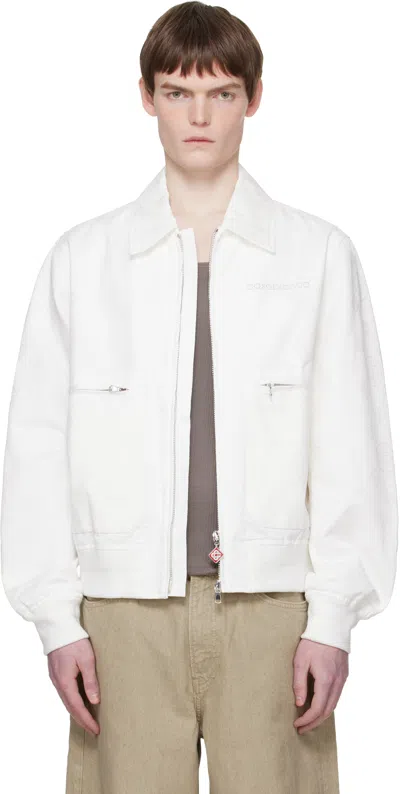 Casablanca White Monogram Jacket