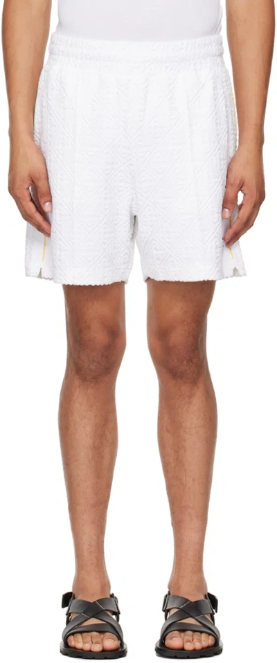 Casablanca Off-white Monogram Towelling Shorts