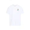 Casablanca Mountains Waves Print T-shirt In White