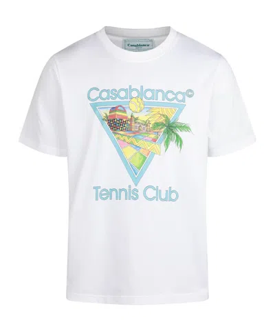 Casablanca White Shortsleeve Tshirt