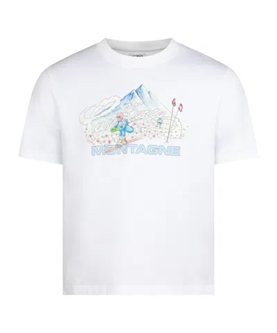 Casablanca White Shortsleeve Tshirt