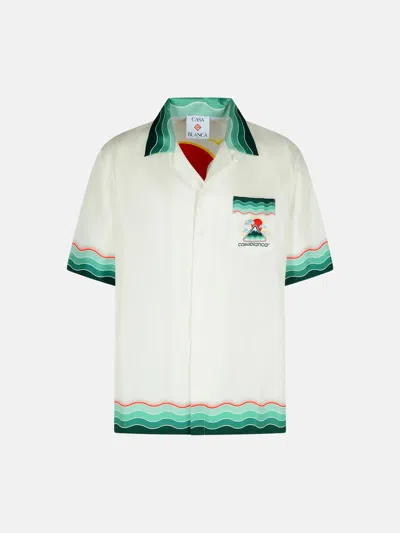 Casablanca White Silk Shirt