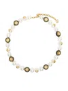 Casablanca White Spoke Wheel Necklace