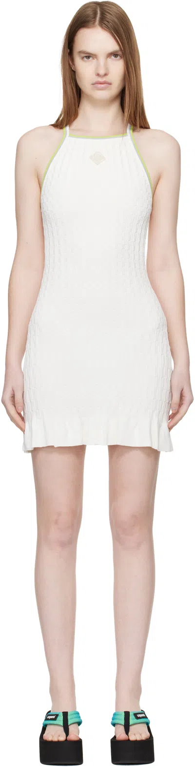 Casablanca White Strappy Tennis Minidress
