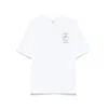 Casablanca Montaigne Sportif Crewneck Graphic Print T-shirt In White