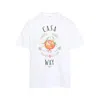 Casablanca Print T-shirt In White