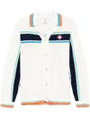 Casablanca Crochet Tennis Shacket In White