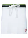 Casablanca Tennis Drawstring Logo-band Mini Skirt