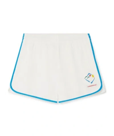 Casablanca Wide-leg Shorts In White