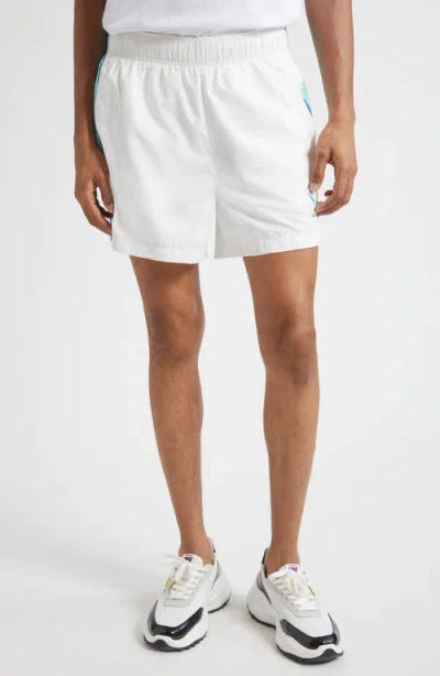Casablanca Windbreaker Shorts In White