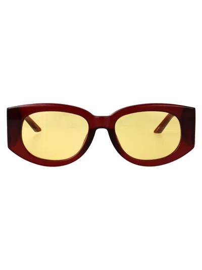 Casablanca Wine / Gold Acetate Sunglasses
