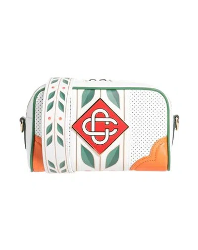 Casablanca Woman Cross-body Bag White Size - Leather