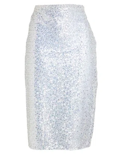 Casablanca Woman Midi Skirt Off White Size L Polyester