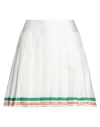 Casablanca Casaway Tennis Mini Skirt In White