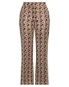 Casablanca Heart-jacquard Virgin-wool Trousers In Beige