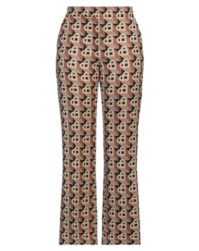 Casablanca Heart-jacquard Virgin-wool Trousers In Beige