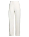 Casablanca Woman Pants Ivory Size L Modal, Wool, Polyamide, Polyester, Cashmere In White