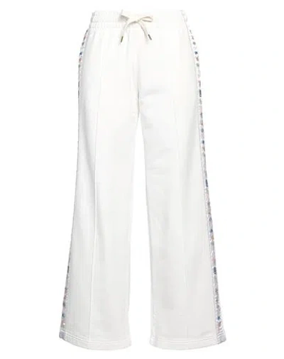 Casablanca Woman Pants Off White Size S Organic Cotton, Polyester, Metallic Fiber, Viscose, Polyamid