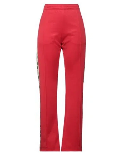 Casablanca Woman Pants Red Size S Polyester, Cotton, Polyamide