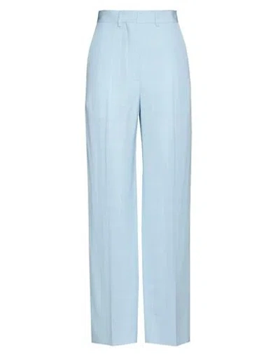Casablanca Woman Pants Sky Blue Size 4 Viscose, Silk