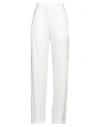 Casablanca Woman Pants White Size S Cotton, Modal, Polyester, Viscose, Rayon In White