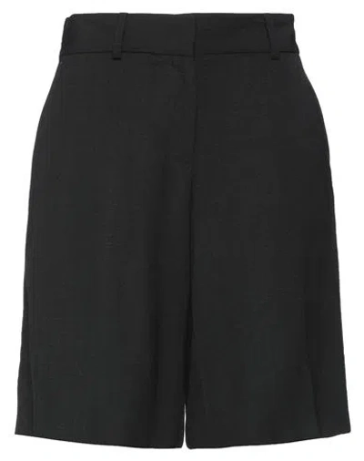 Casablanca Woman Shorts & Bermuda Shorts Black Size 4 Viscose, Silk