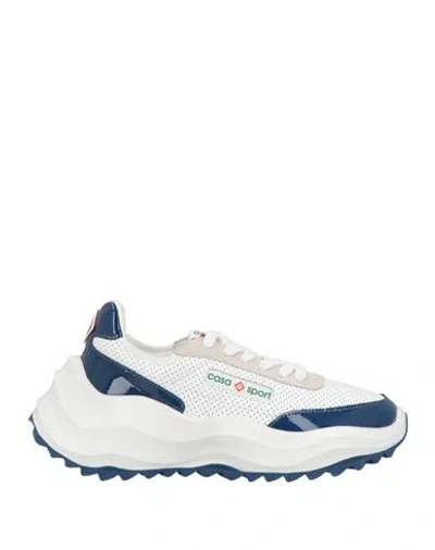 Casablanca Woman Sneakers White Size 8 Leather