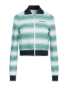Casablanca Stripe Track Jacket White/evergreen In Green