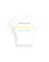 Casablanca Woman T-shirt White Size L Cotton, Elastane In White