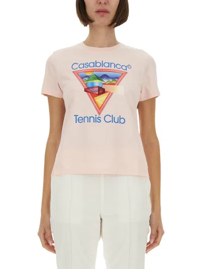 CASABLANCA CASABLANCA WOMEN FITTED T-SHIRT