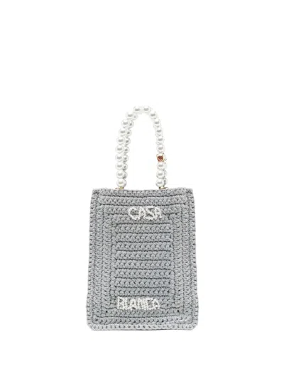 Casablanca Women Bag With Chain And Beads