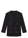 Casablanca Collarless Oversized Blazer