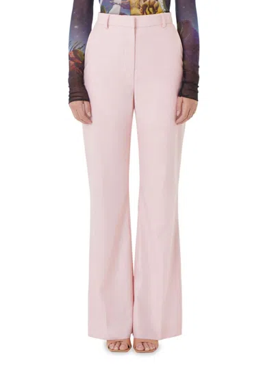 Casablanca Tailored High-waisted Trousers In Pink