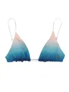 Casablanca Gradient Bikini Top In Multicolor