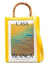 Casablanca Women Jour Dange Casa Tote In Yellow,orange