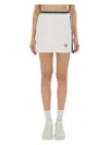 Casablanca Mini Skirt With Monogram In White