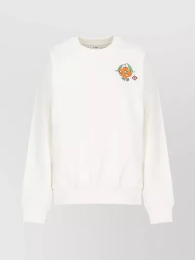 CASABLANCA WOMEN'S LONG SLEEVE LOGO SWEATSHIRT