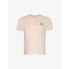 Casablanca Womens Pale Pink Memphis Brand-print Organic Cotton-jersey T-shirt In Pale Pink