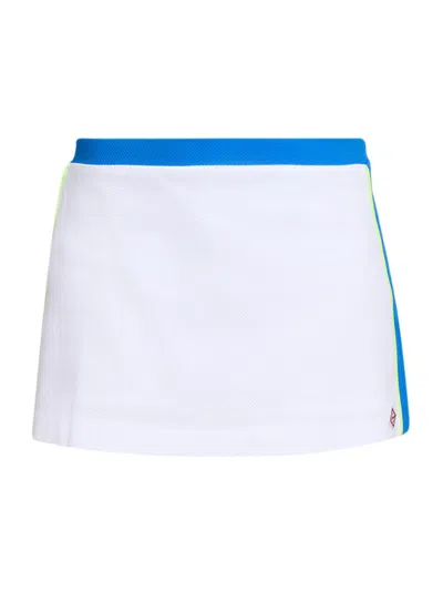 Casablanca Women's Piqué Cotton-blend Miniskirt In Multi