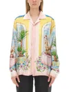 Casablanca Ladies Apartement Dans Les Airs Printed Shirt In Multicolour