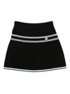Casablanca Women Pleated Viscose Miniskirt In Black